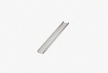 Лоток замковый перфорированный ЛМЗ 80х80х2000 УТ1,5, оцинкованный лист, S1,2