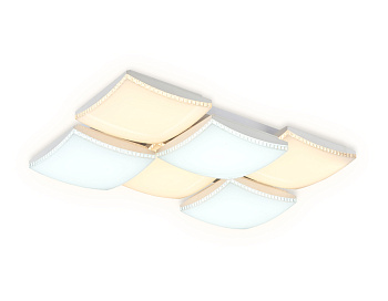 Потолочный светодиодный светильник с пультом FP2326 WH белый 216W 810*540*145 (ПДУ РАДИО 2.4) Ambrella Light