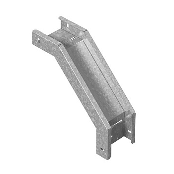 Угловой соединитель внешний к лотку ПЛК 500х60, толщ. 1,5 мм, гор. цинк Ostec