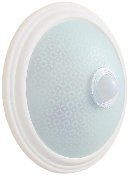 Светильник НПО3234Д 2х25 с датчиком движения белый IEK