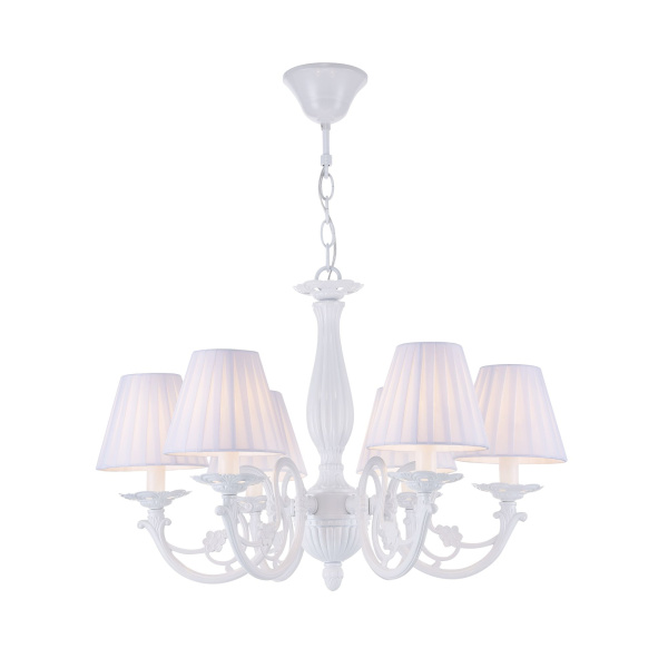 Люстра 6*E14 40Вт Белый IP20 Jasmine FR2686PL-06W Freya