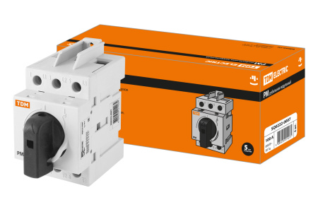 Рубильник модульный РМ-100 3П 100A TDM