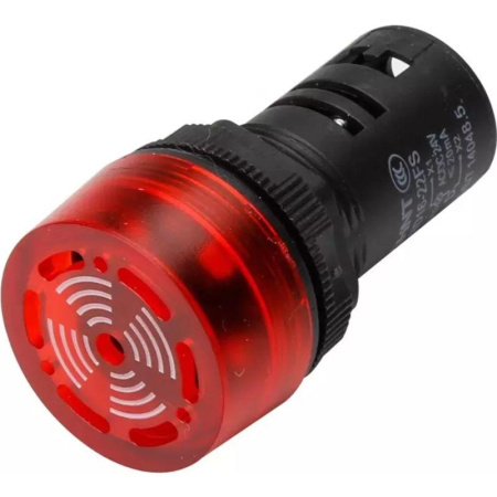 Сигнализатор звуковой ND16-22F Φ22 мм красный АС220В (R) CHINT
