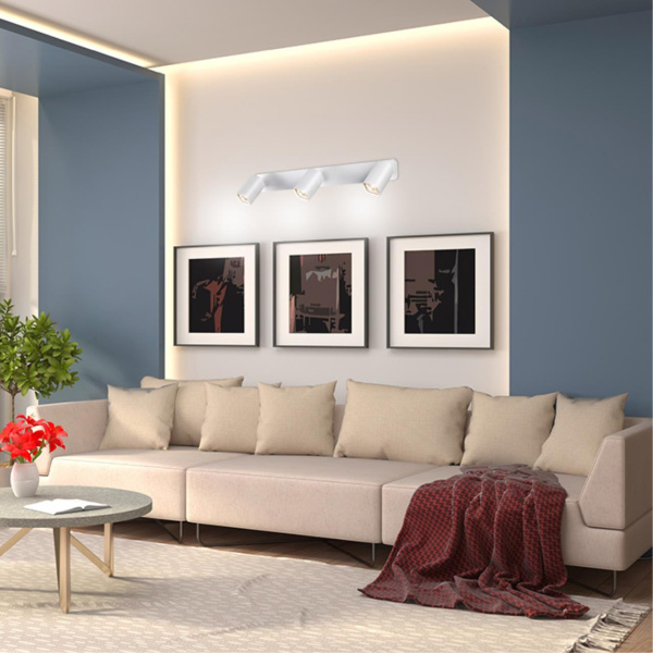 Накл.св-к IP20 GU10 3*50W 230V GUSTO белый NOVOTECH