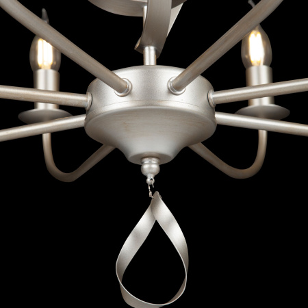 Люстра 6*E14 40Вт Серебро Антик IP20 Sealy FR5027PL-06S Freya