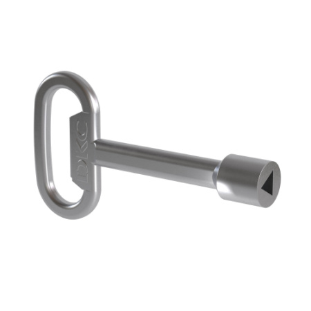 Металлический ключ треугольного профиля 7мм DKC