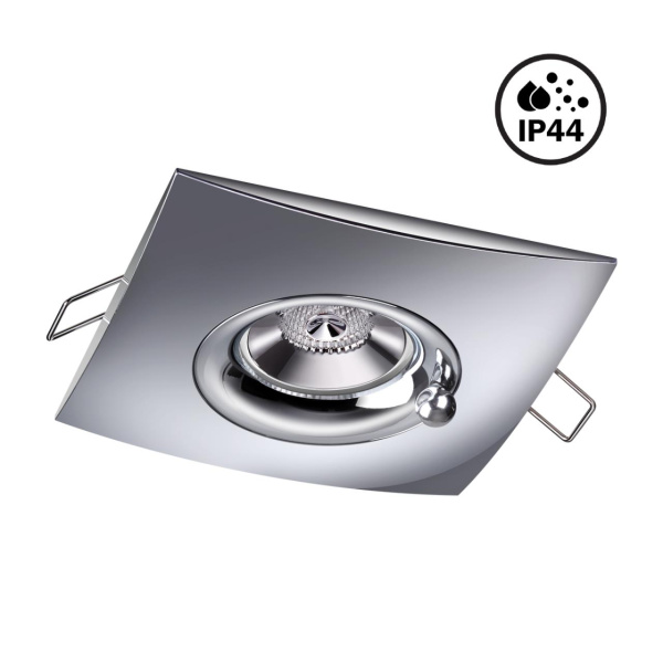 Св-к встр.влагозащ.IP44 GU10 50W 220V WATER хром B NOVOTECH