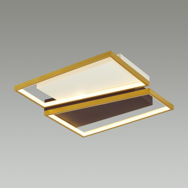 Люстра потолочная димм.с ДУ LED 72W 4752Лм 220V TARO белый,черный,матовое золото LUMION