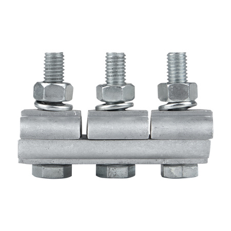 Зажим соединительный плашечный 3 болта М6 (D провода 9,6,,,11,4 мм) ПА-2-2 PROxima EKF