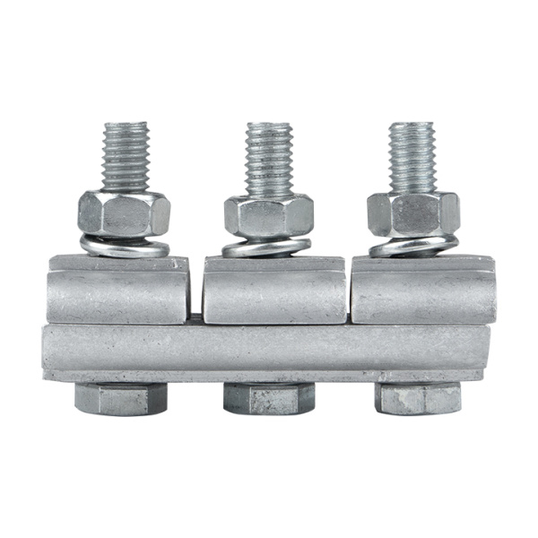 Зажим соединительный плашечный 3 болта М6 (D провода 9,6,,,11,4 мм) ПА-2-2 PROxima EKF