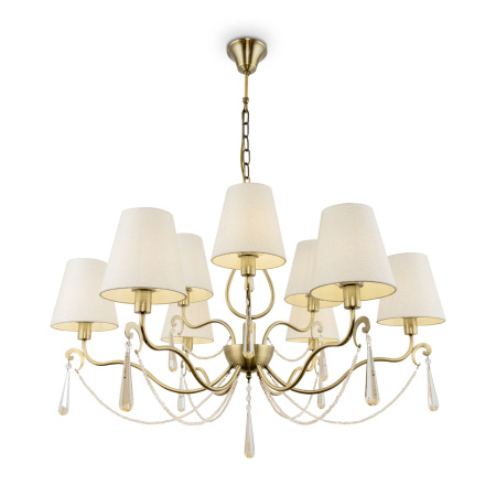 Люстра 9*E14 40Вт Латунь IP20 Madeline FR2019PL-09BS Freya