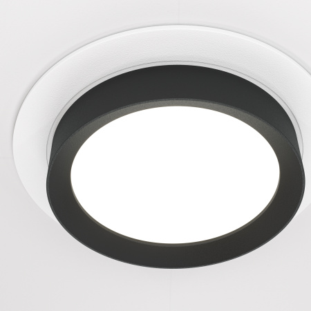 Встраиваемый светильник 1*GX53 15Вт Бело-черный IP20 Downlight DL086-GX53-RD-WB Technical Maytoni