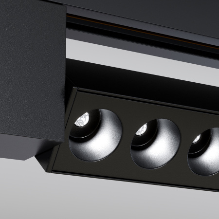 Трековый светильник LED 20Вт Черный IP20 Single phase track system Unity TR010-1-20W4K-M-B Technical Maytoni