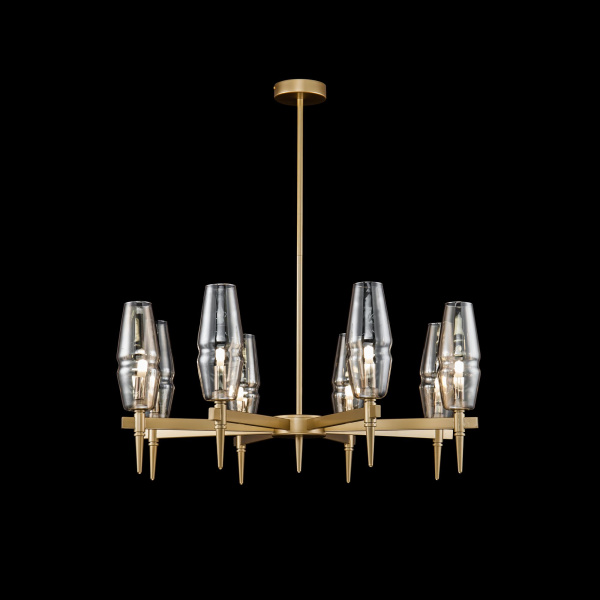 Люстра 8*G9 28Вт Матовое Золото IP20 Lita H002PL-08G Maytoni