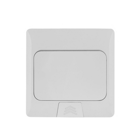 Выдвижной горизонтальный модуль RocketSocket в пол для розеток Livolo 2 поста, белый