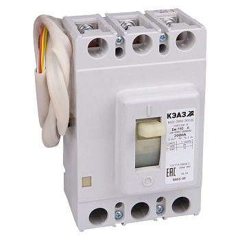 Выключатель автоматический ВА 3П 10А 3,5Iн-400АС 2кА Compact NS КЭАЗ