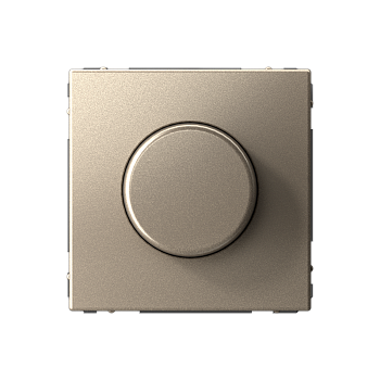 ARTGALLERY СВЕТОРЕГУЛЯТОР (диммер) повор-нажим, LED, RC, 400Вт, механизм, ШАМПАНЬ Systeme Electric