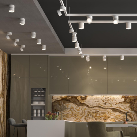 Св-к накл.св/д IP20 LED 25W 4000K 2200Лм 100-265V GRODA белый NOVOTECH