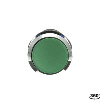 Кнопка CP1-30G-11 без фикс. 1HO+1H3 зел. 