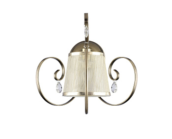 Настенный светильник (бра) 1*E14 40Вт Бронза IP20 Simone FR2020-WL-01-BZ Freya