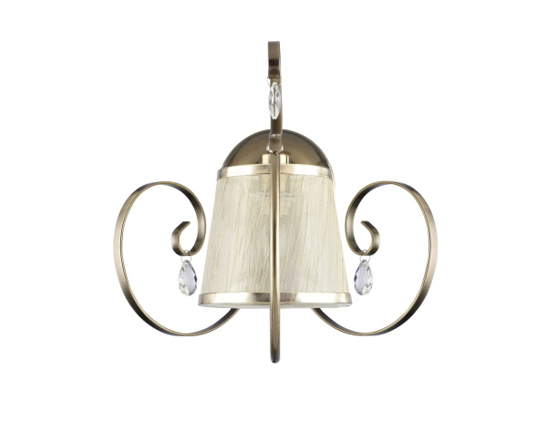 Настенный светильник (бра) 1*E14 40Вт Бронза IP20 Simone FR2020-WL-01-BZ Freya