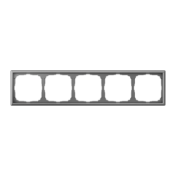 ARTGALLERY 5-постовая РАМКА, универсальная, СТАЛЬ Systeme Electric