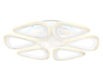 Светильник потолочный светодиодный с пультом FA4518/6 WH белый 80W 4200K/3000K+6400K/6400K+3000K D450*80 (ПДУ ИК) Ambrella Light