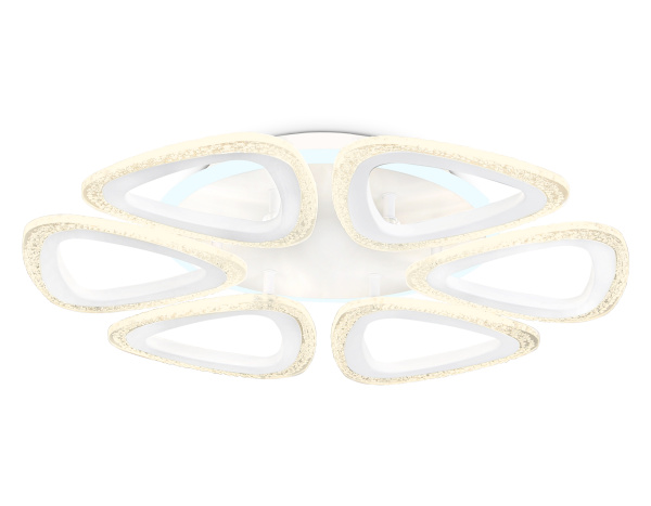 Светильник потолочный светодиодный с пультом FA4518/6 WH белый 80W 4200K/3000K+6400K/6400K+3000K D450*80 (ПДУ ИК) Ambrella Light