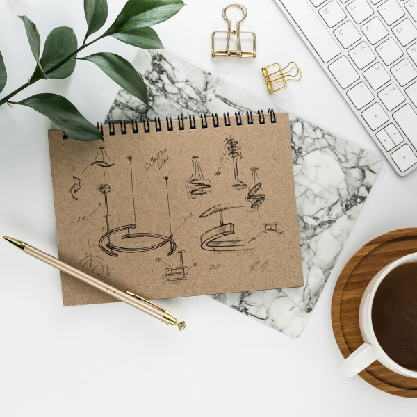 Подвесной светильник 52Вт 3000K Черный IP20 Line MOD054PL-L52B3K Technical