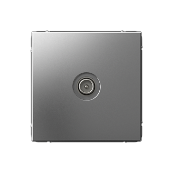 ARTGALLERY TV РОЗЕТКА оконечная 1DB, механизм, СТАЛЬ Systeme Electric