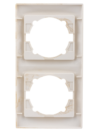 Рамка 2-х постовая вертикальная сосна "Лама" TDM