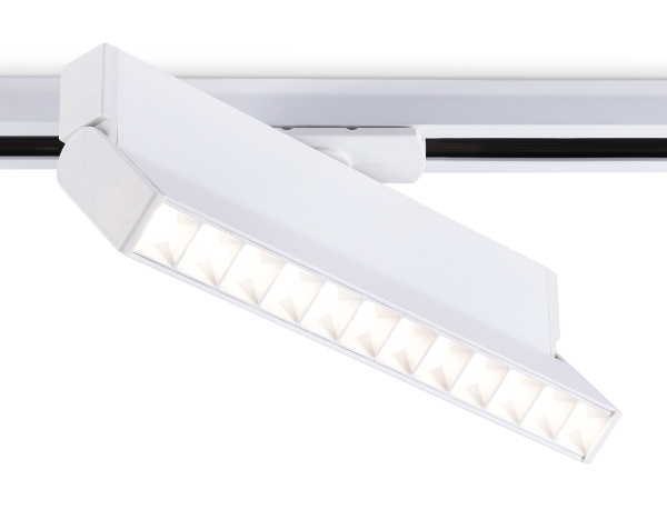 Светильник светодиодный трековый GL6816 WH белый LED 12W 4200K 24° 230*22*87 Ambrella Light