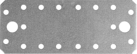 Крепежная пластина 140х55 х 2мм, КП-2.0 ЗУБР