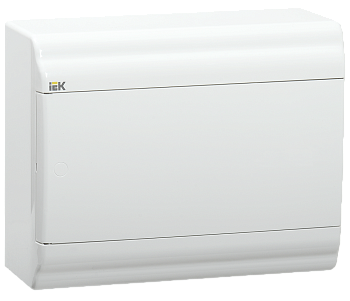 Корпус пластиковый ЩРН-П-9 модулей навесной белый/белая дверь IP41 PRIME IEK