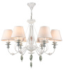 Люстра 6*E14 40Вт Жемчужный белый IP20 Adelia ARM540-06-W Maytoni