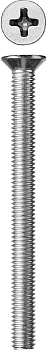 Винт DIN 965, M6 x 70 мм, 5 кг, кл. пр. 4.8, оцинкованный, ЗУБР