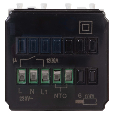 Термостат модульный для теплых полов, "Avanti", "Белое облако", 2 модуля DKC