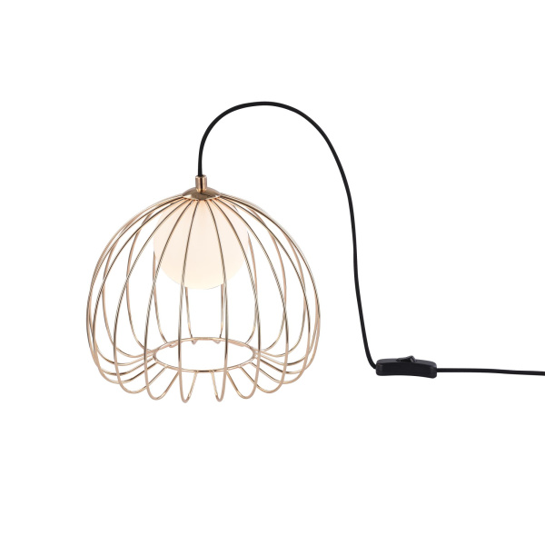 Настольная лампа 1*G9 28Вт Черный с Золотом IP20 Polly MOD542TL-01G Maytoni