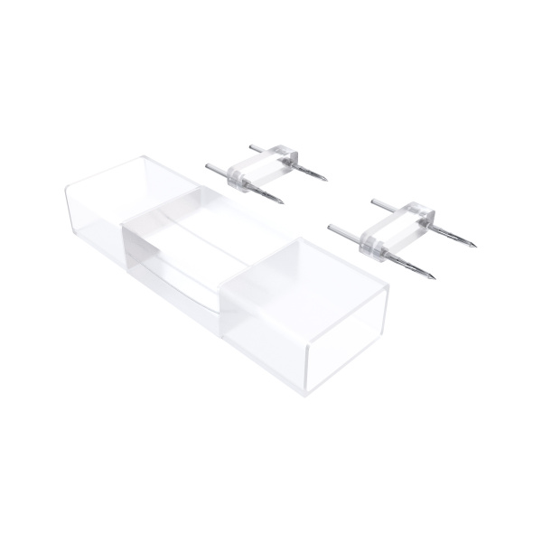 09-20 Коннектор ПВХ для прямого соединения отрезков одноцветного одностороннего светодиодного неона (10.5*18.5мм), арт. 10-71/72/73/74/75 APEYRON