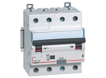 Дифференциальный автоматический выключатель DX3 4П 32А С 300мА АС