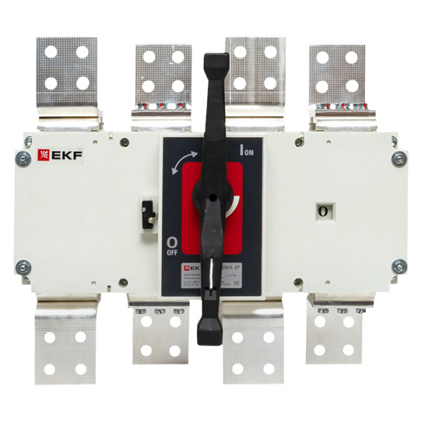 Рубильник-выключатель 2000A 4П c рукояткой управления для прямой установки PowerSwitch EKF