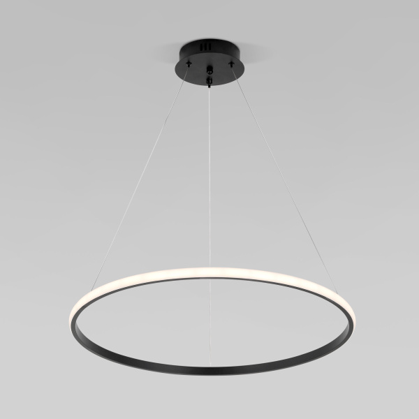 Подвесной светодиодный светильник с ПДУ черный IP20 (90264/1 черный) Eurosvet