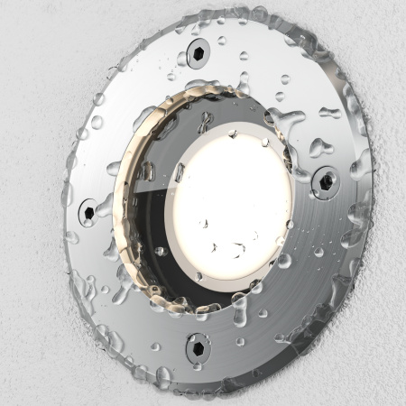 Встраиваемый светильник 35Вт Серебро IP65 Tubo O043DL-01S Outdoor Maytoni