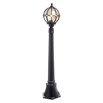 Светильник садово-парковый Feron PL3706 круглый, столб 60W 230V E27, черный