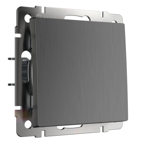 Встраиваемые механизмы Выключатель СУ 1-кл. 16А графит рифленый IP20 Werkel