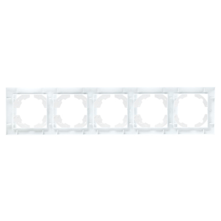 Валенсия Рамка 5-местная жемчуг EKF