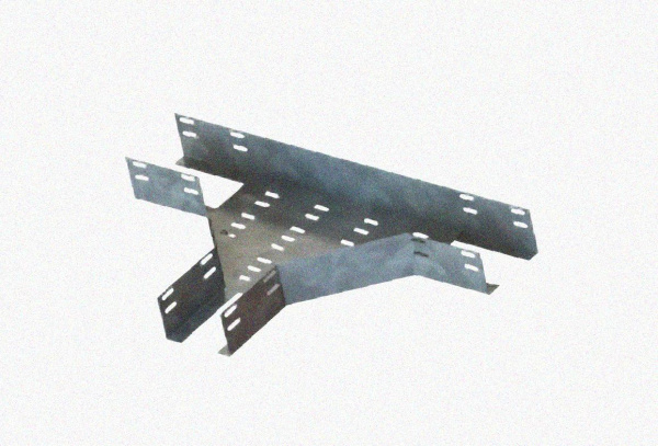 Лоток тройниковый перфорированный ОТ 300х150 УТ1,5, оцинкованный лист S1,2
