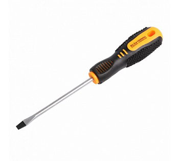 Отвертка шлицевая SL 5 X 100 мм , двухкомпонентная рукоятка REXANT