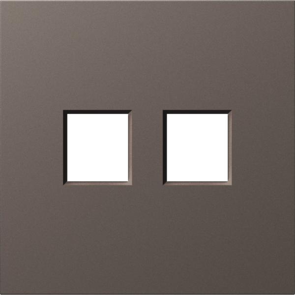 Donel S08 мокко накладка 2-я для розеток RJ45,TV,SAT, серия DB