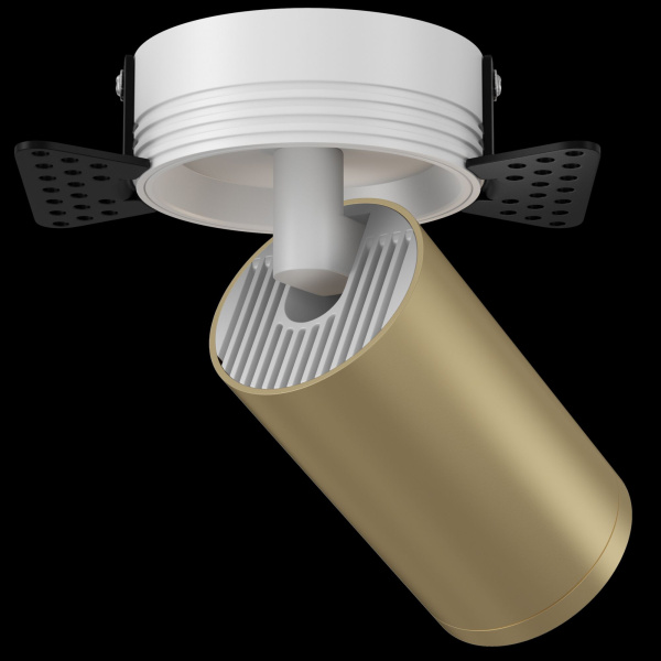 Встраиваемый светильник 1*GU10 10Вт Белый и Матовое золото IP20 FOCUS S C058CL-1WMG Technical